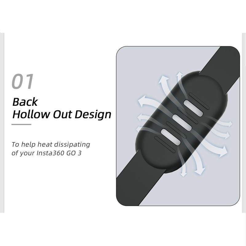 CamGo Sunnylife Strap Mount for Insta360 GO 3 / GO