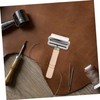 NUOBESTY Seam Roller Leather Quilting Roller Multi-Functional Roller Tool Wood