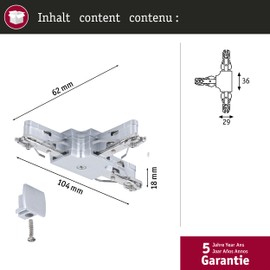 Paulmann 97656 busbar system, silver
