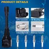 Ignition Coil Pack and Iridium Spark Plugs Kit Fits Nissan