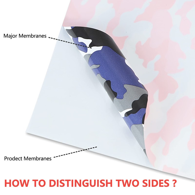 Guangyintong Camouflage Blue Heat Transfer Vinyl Rolls, 12" x 8ft