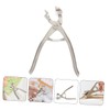 LALAFINA Heavy Duty Canvas Pliers Spring-Loaded Wide Mouth Clamp Canvas