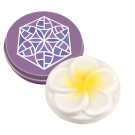 Mini Frangipani Scented Stone in Tin