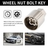 MospdyGear B66475304 Security Master Anti Theft Car Locking Wheel Nut