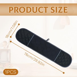 Kitchen Gloves Oven Mitts Heat Resistant,Non-Slip Thickening Cotten Heat Proof Gloves Pot Holders,Quilted Heavy Duty Oven Gloves Double Glove Layer for Kitchen,Baking, Cooking,BBQ