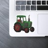 Azeeda Mittel 100mm 'Grüner Traktor' Permanente Aufkleber (DW00131461)