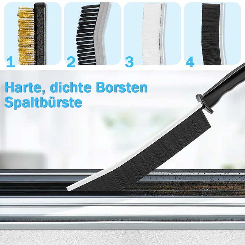 4 Pieces Grout Cleaning Brushes, Multipurpose Cleaning Brushes, Grout Cleaning
