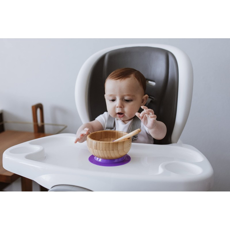 Ecowood® Tazón/Plato Hondo/Bowl de Bambú para Bebe y Niño -