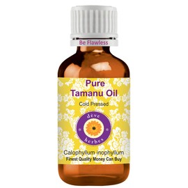 Deve Herbes Pure Tamanu Oil (Calophyllum inophyllum) Cold Pressed 10ml (0.33 oz)