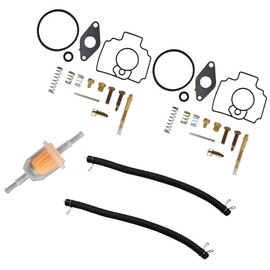 ALL-CARB Carburetor Repair Kit Replacement for John Deere Mower 345 425 445 FD620 FD620D Carb Replacement for MIA11386 MIA12362