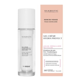 SILKBIOTIC Hydra Protect Face Cream Gel Cream - Rebalances, Soothes, Compresses - Hyaluronic Acid, Silkbiom Complex - 50 ml