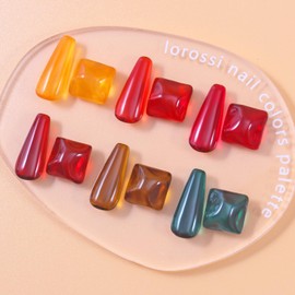 Artdone Artdone Sheer Gel Nail Polish Set Jelly UV Gel 6 Colors Translucent Amber Nude Brown Colors Nail Polish For All Seasons Neutral Soak off LED Lamp Gel Manicure Kit For Nail Art