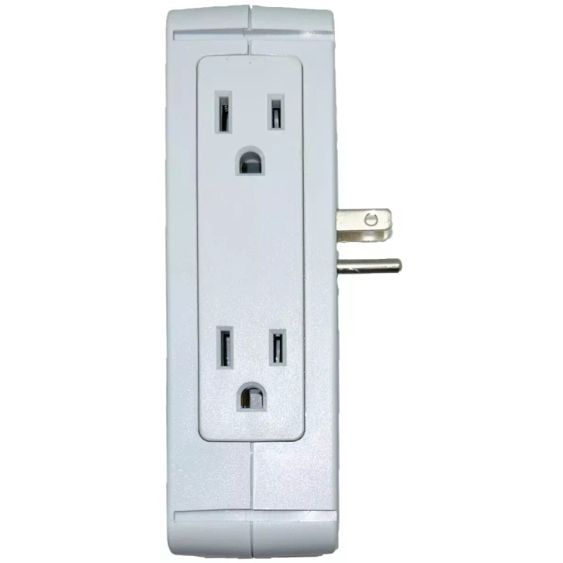Sharper Image Socket Shelf Ultra 8 Port Surge Protect Wall