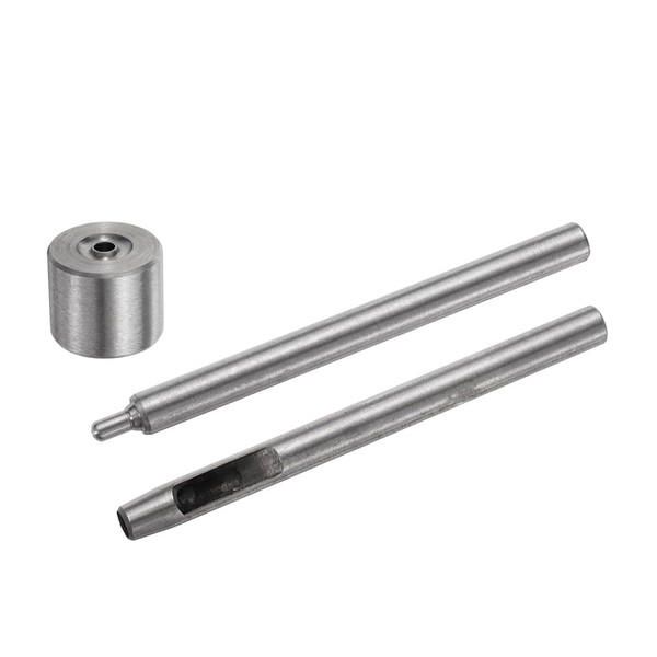 sourcing map Eyelet Hole Punch Die Tool, 5mm Grommet Setter
