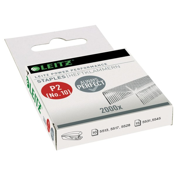 Leitz 55771000 P2 No. 10 Staples (Pack of 2000)