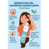 Shampoo Adiós Caspa + Ajo/ Seborrea Resequedad Cabello Graso