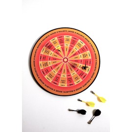 Let's Drink To That - Drinking Dartboard 'Booze 'A' Bullseye' | Fun Novelty Gift | Uni Freshers House Party Essential | Magnetic Dartboard | Drinking Game | Uni Gift idea idea
