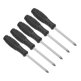 CoCud Mini Phillips Screwdriver, 5.0mm Cross Head, Carbon Steel Phillips Precision Screwdrivers with Non-Slip Handle - (Applications: for Small Appliances Repair), 5-Pieces
