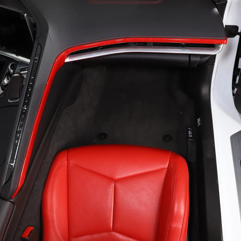 necar2020 Sport Red Passenger Dashboard Trim Kit Accessories Strip For