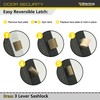 Sterling MLS325 2.5-inch/65mm 3-Lever Sashlock - Brass