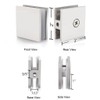 SUNNY DEPOT CCH0 2" x 2" U-Clamp Clip Glass to