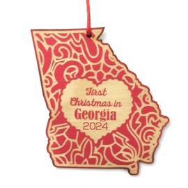 First Christmas in Georgia 2024 Christmas Ornament