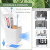 Toothbrush Holders for Bathroom Countertop, Detachable Electric Toothbrush Holder with