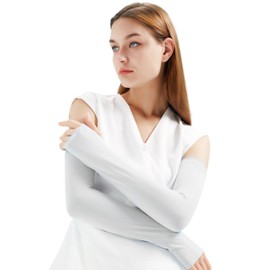 fogman Arm Cover, Sun Protection, UV Protection, UPF 50+, Breathable, Lightweight, Smooth, Stretchy, gray (light gray)