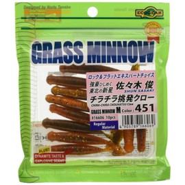 Ecogear Worm Glass Minnow M 2-1/2" #451 16606
