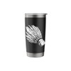 Badminton Shuttlecock Player Stainless Steel Insulated Tumbler