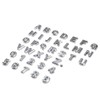 Auto Dynasty Metal Emblem Decal Logo Trim Badge Text Silver