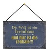generisch Tin Sign 20 x 30 cm Curved with Cord