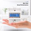 NEWFUN Electricity Meter, 3-Phase 4-Wire Calibrated Three-Phase Meter, 230 /