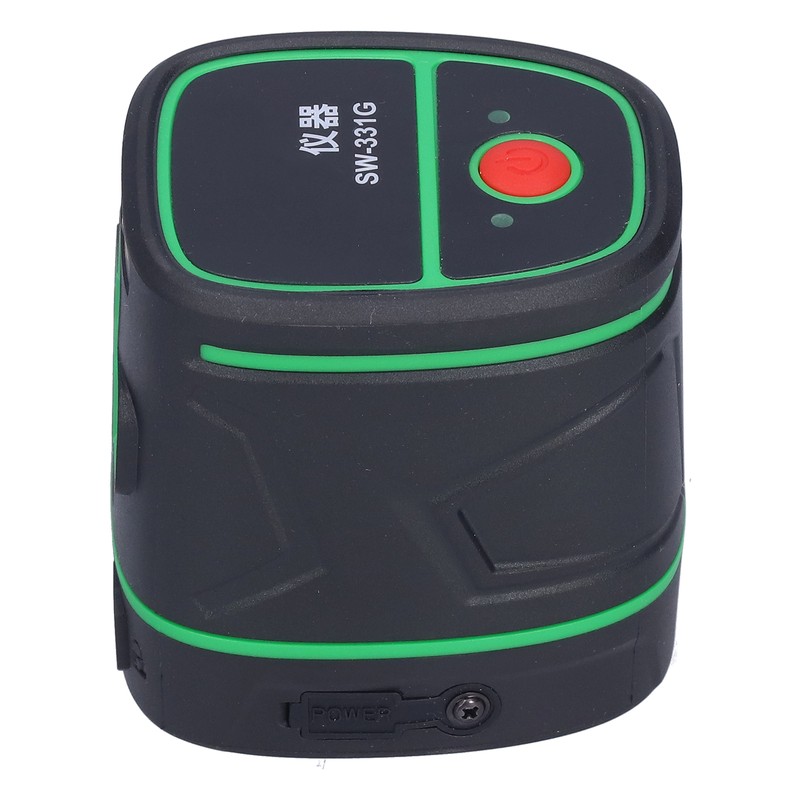 SW‑331G Cross Laser Meter Horizontal Vertical Green Beam Leveling Tool