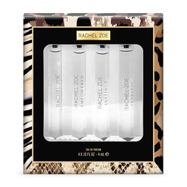 RACHEL ZOE Perfume Gift Set - Travel Size Perfume, Eau de Parfum for Women - Collection of Four Unique Fragrances - Ideal Gift Set for Women - 4 pc