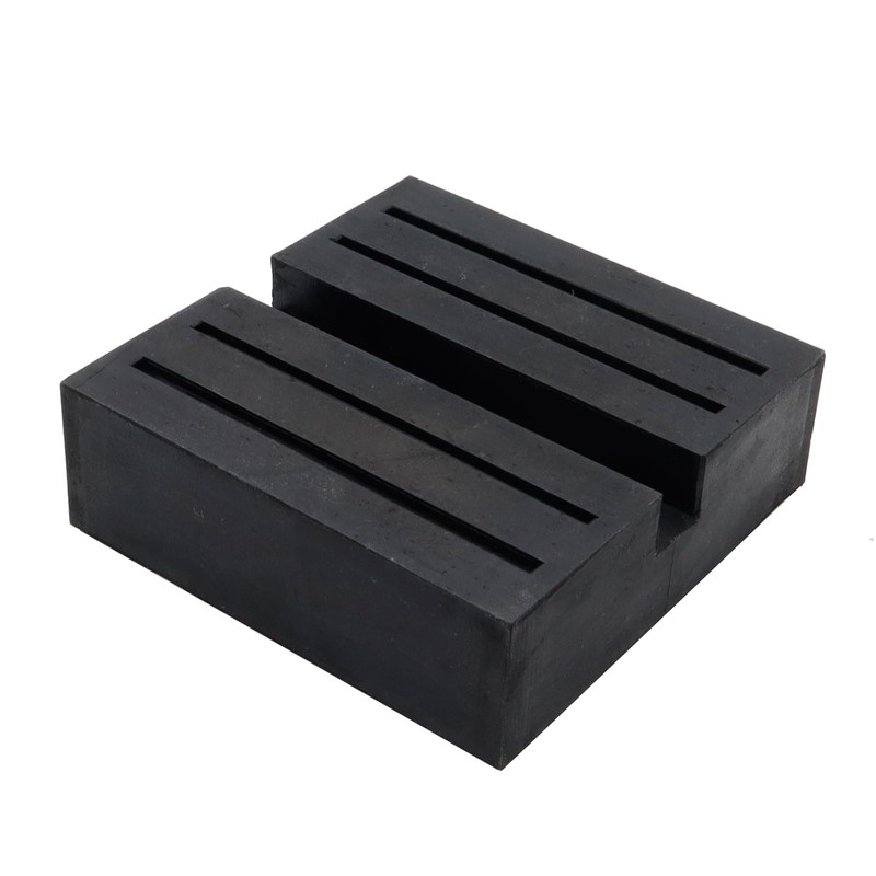 2pcs Car Lift Jack Stand Rubber Pads Square Slotted Frame