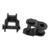 Fudeshe 10Pcs Roller Chains,#50 Chain Offset Half Link Roller, Carbon
