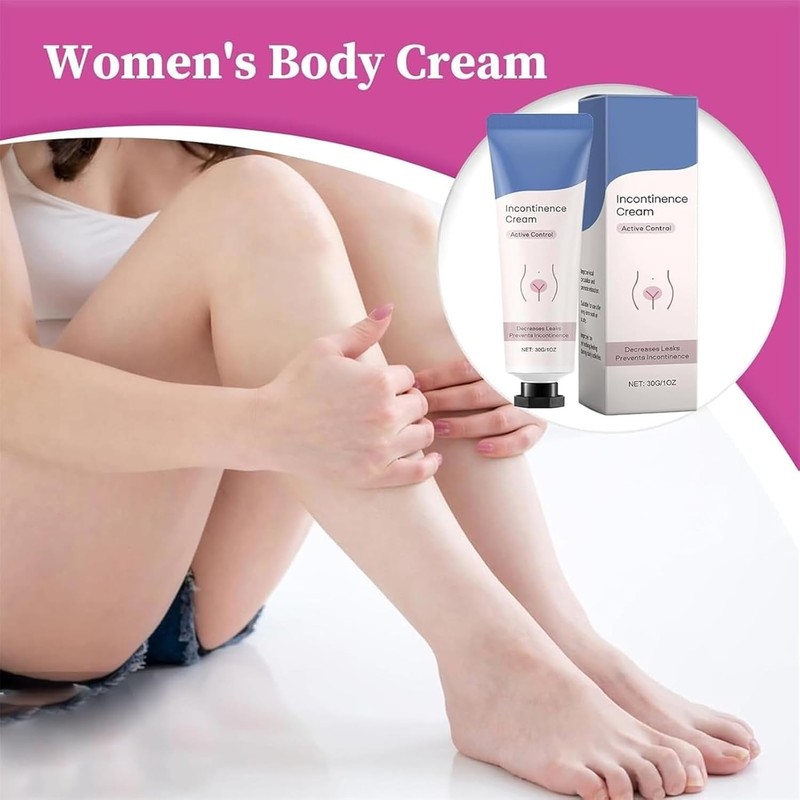 Women's Incontinence Control Body Cream,Active Control To Decrease Leaks,Moisturizing Night