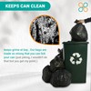 PlasticMill Heavy Duty Trash Bags - Black Garbage Bags -