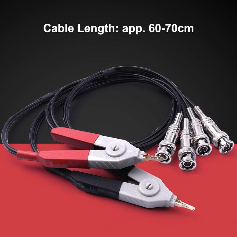 ATOPLEE - 2 cables de prueba LCR para medidor LCR,