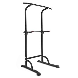 WKKEOM Power Tower Pull Up Dip Station Assistive Trainer Height Adjustable Multi-Function for Home Gym Strength Training Fitness Equipment