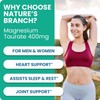 Nature's Branch MAGNESIUM TAURATE 400 MG – 200 Casules –