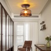 Semi Flush Mount Ceiling Light, Mid-Century Modern Ceiling Light Fixture,
