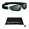 Bikershades Motorcycle Safety Sunglass Goggles Interchangeable Adjustable strap & Removable
