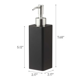 Yamazaki 5352 Film Hook, Kitchen Dispenser, Black, Approx. W 2.2 x D 3.0 x H 7.7 inches (5.5 x 7.5 x 19.5 cm), Tower, Floating Storage, Easy Installation