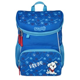Mini-Me Nursery Backpack 3-6 Years with Name Printed Animal Motif for Boys and Girls Small Backpack with Chest Strap Padded, Danny Dog