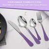 24 Pieces Flatware Set, Stainless Steel Cutlery Set with Silverware