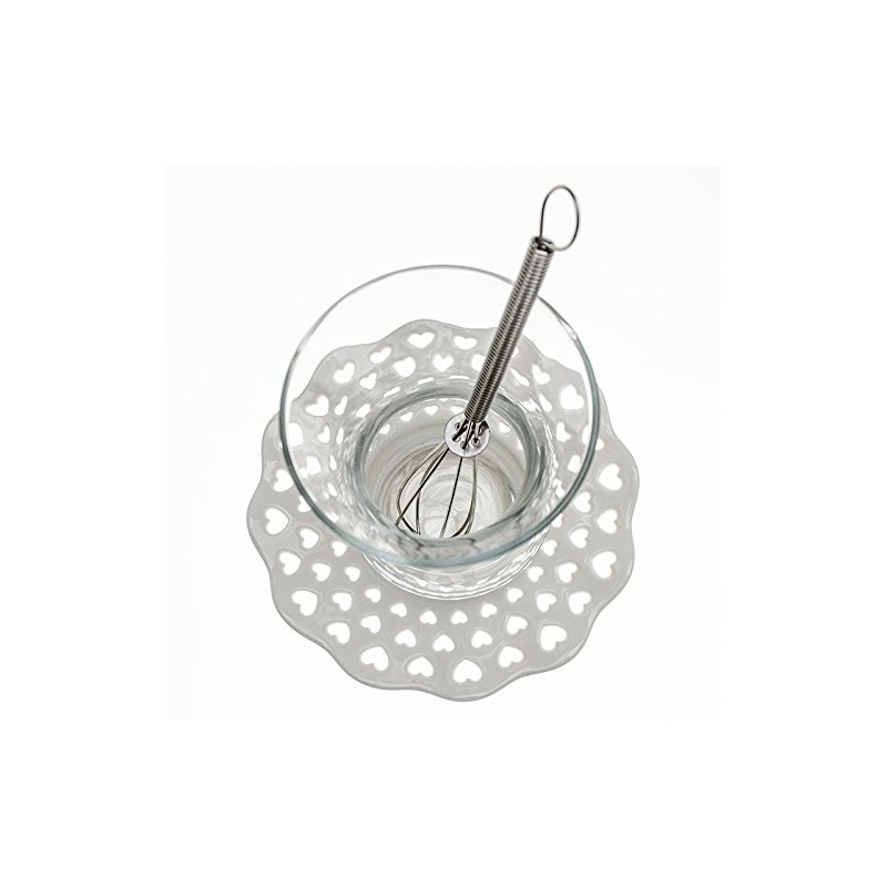 Ikram Cay Kasigi Tea Spoon, Mixer, Whisk Look, Set of
