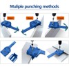 Drilling Template with Adjustable, Woodworking Doweling Jig Kit, Drill Hole