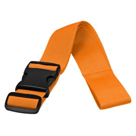 FUZVOL Luggage Straps for Suitcases Strap Suitcase Belts, 2 Pack Packing Belts Travel Accessories Adjustable Bag Strap, Orange